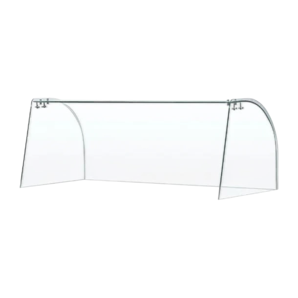 Curved Glass Sneeze Guard Assembly for CT394-A commercial kitchen equipment