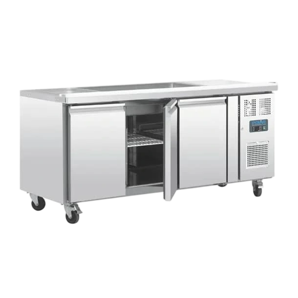 Polar FT283-A U-Series 3 Door Saladette Counter – 4 x 1/1 GN / 358L commercial kitchen equipment