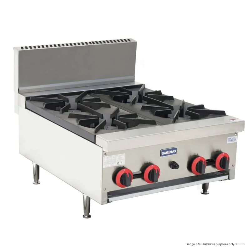 Gasmax RB-4ELPG Gas 4-Burner Cooktop with Flame Failure