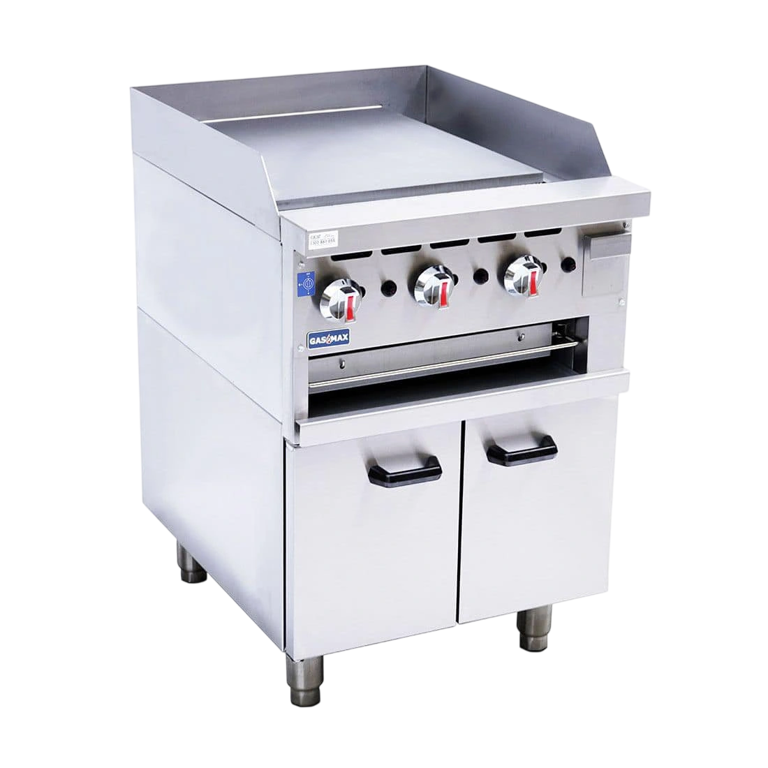 Gasmax GGS-24LPG Gas Griddle & Toaster with Cabinet – 610mm LPG commercial kitchen equipment