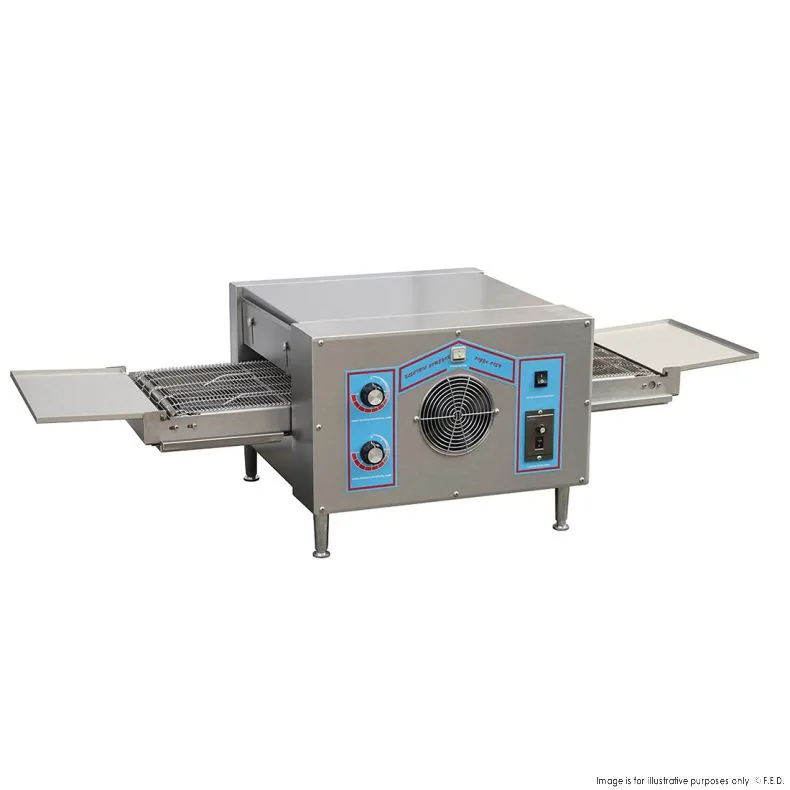 BakerMax HX-1/3NE pizza conveyor oven with 3 phase power