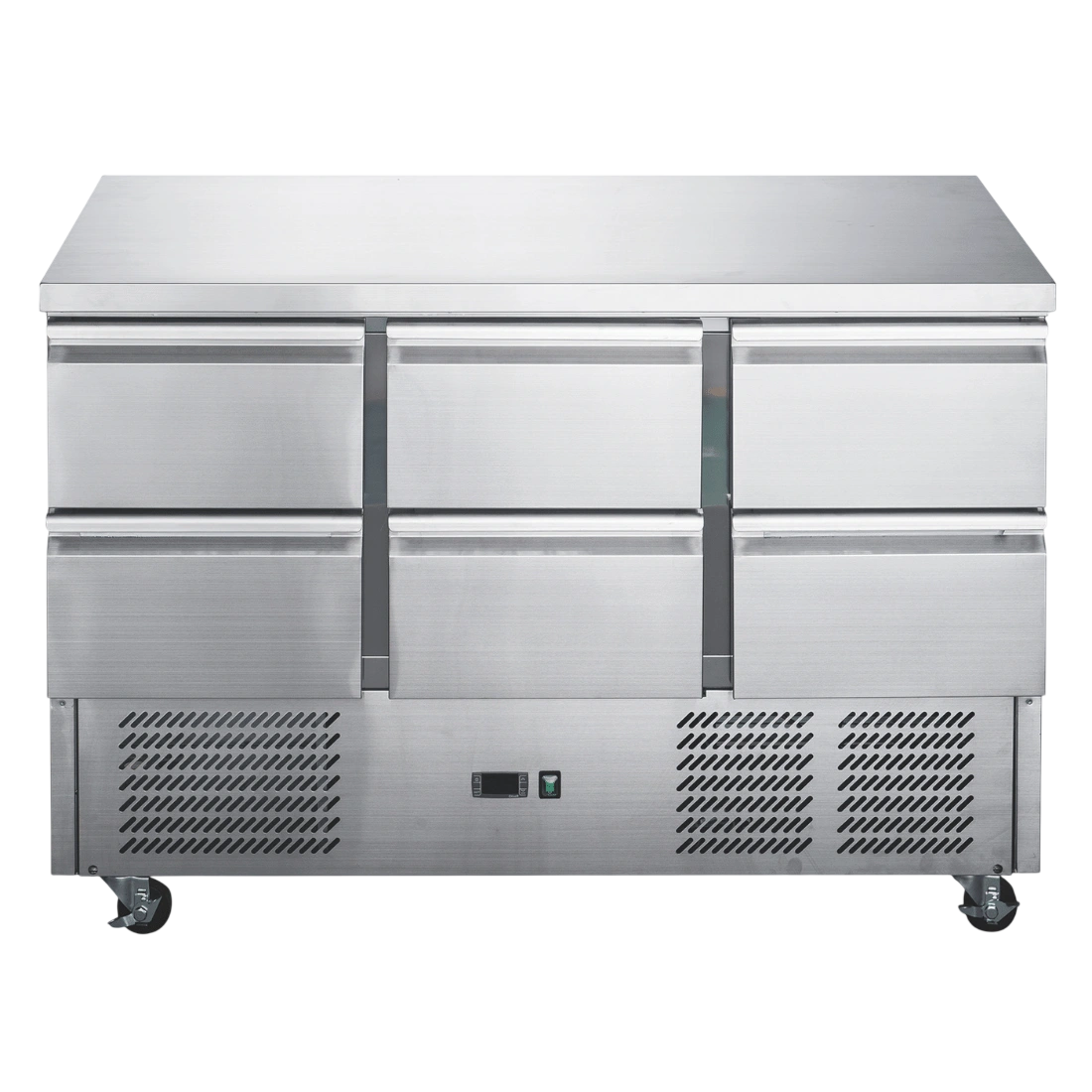 FED-X XGNS1300D-6D Salad Prep Fridge with 6 Drawers commercial kitchen equipment