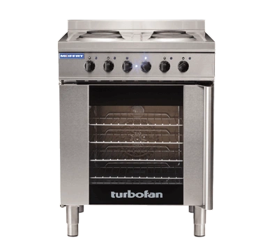 Turbofan E931M Full-Size Electric Convection Oven with 4-Element Cooktop commercial kitchen equipment