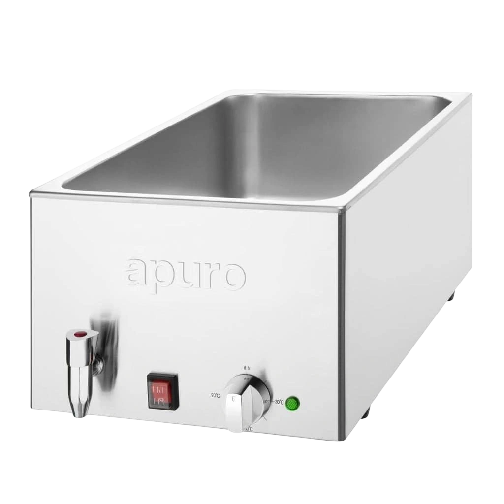 Apuro FT694-A Bain Marie – 21L, Wet Heat, Drain Tap, No Pans commercial kitchen equipment