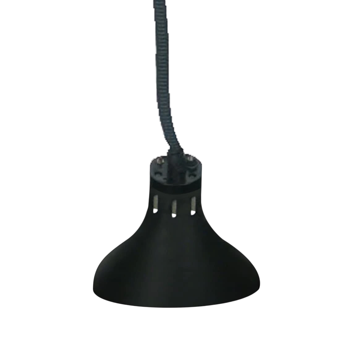 Benchstar HYWCL14 Pull Down Heat Lamp Black 290mm Round commercial kitchen equipment