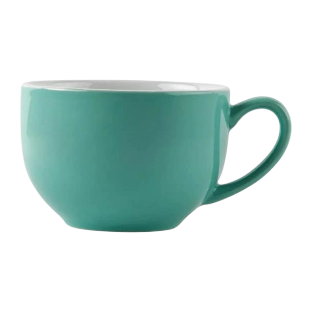Olympia Cafe Cappuccino Cup Aqua - 340ml (Box 12) commercial kitchen equipment