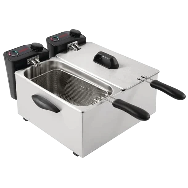 Caterlite GG199-A Light Duty Twin Tank Fryer – 2×3.5 L / 2×2.2 kW commercial kitchen equipment