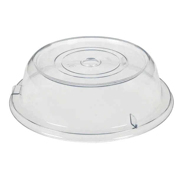 KH Healthcare Clear Plastic Plate Cover (Pack of 12) - 240mm commercial kitchen equipment