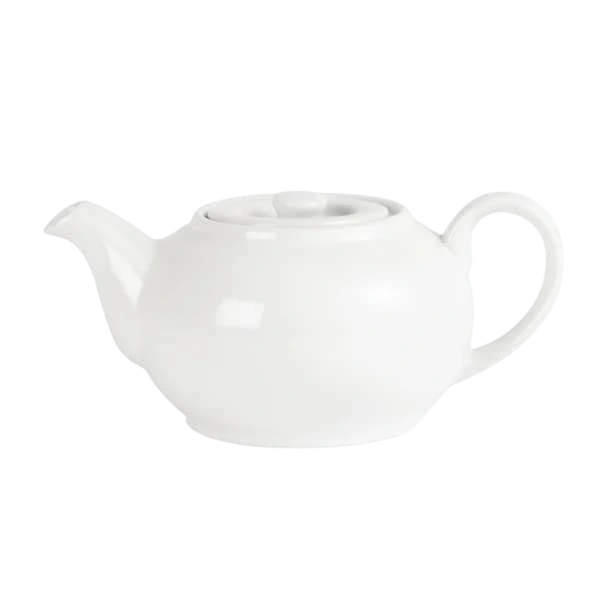 Olympia Whiteware Teapot 4cup 876mL Pack 4 CB474