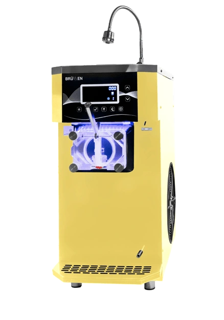 BRÜLLEN i91 PRO Single Flavour Gravity Feed Soft Serve Machine - Countertop commercial kitchen equipment