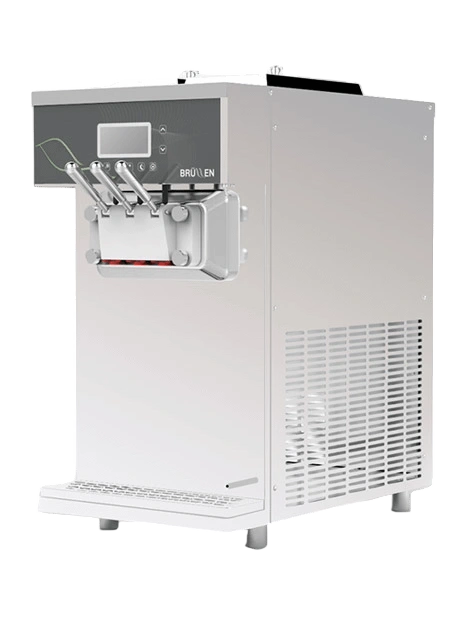 BRÜLLEN i26 PRO Soft Serve Machine - Two Flavour + Twist Air Pump commercial kitchen equipment