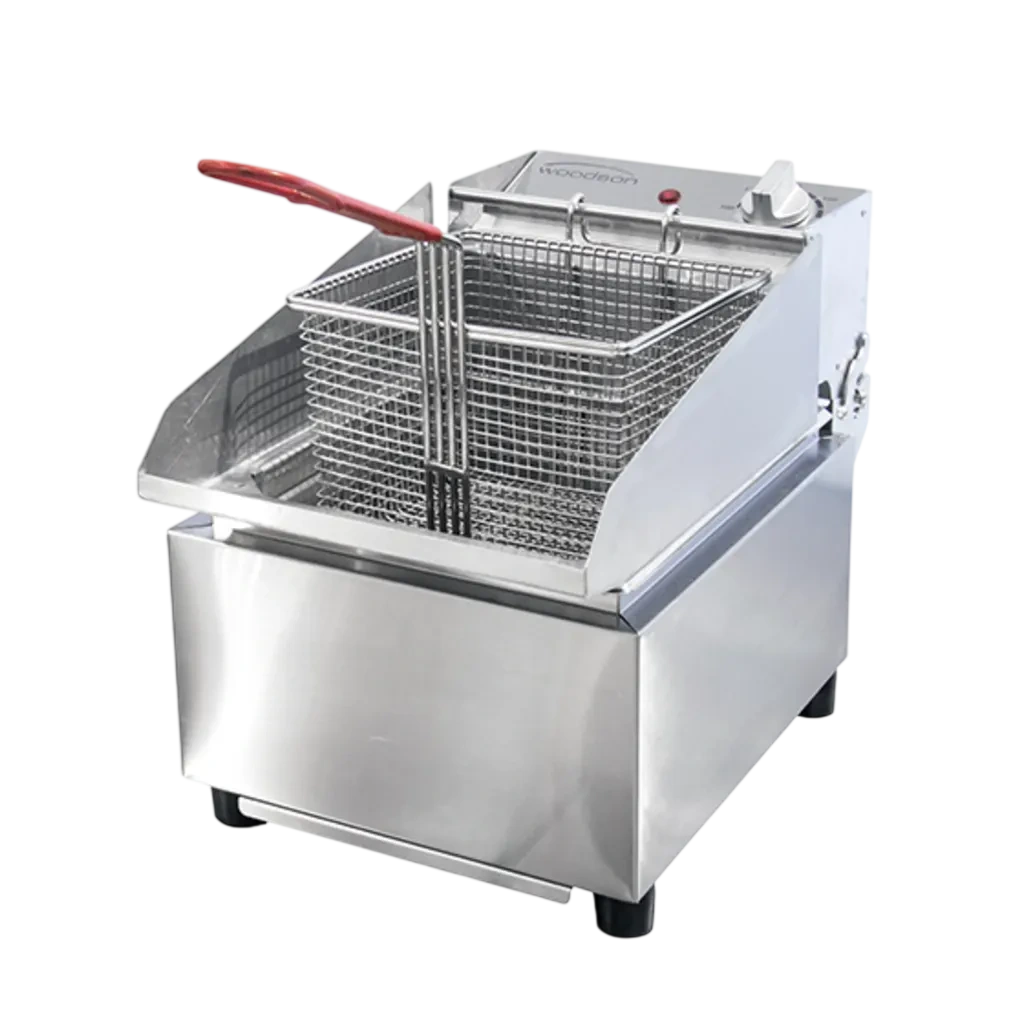 Woodson W.FRS50 Single Pan Fryer – 5L, Benchtop, 10A Plug commercial kitchen equipment