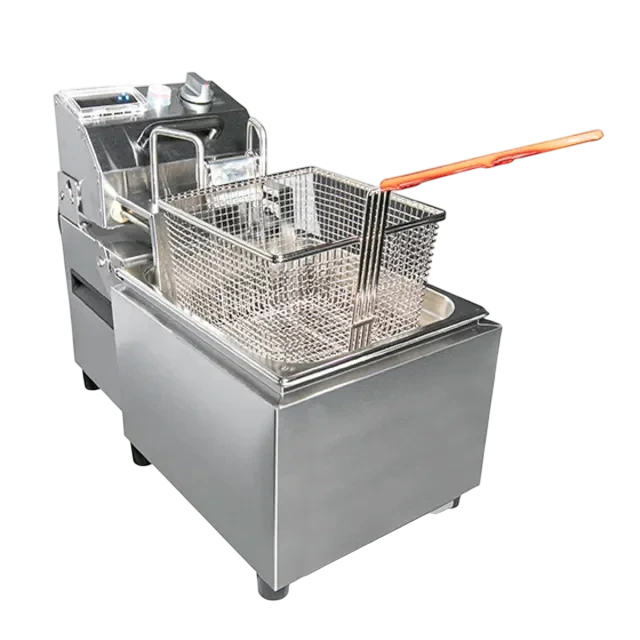 Woodson W.FAS80 Autolift Fryer – 8L, 15A, Countertop, Digital Timer commercial kitchen equipment