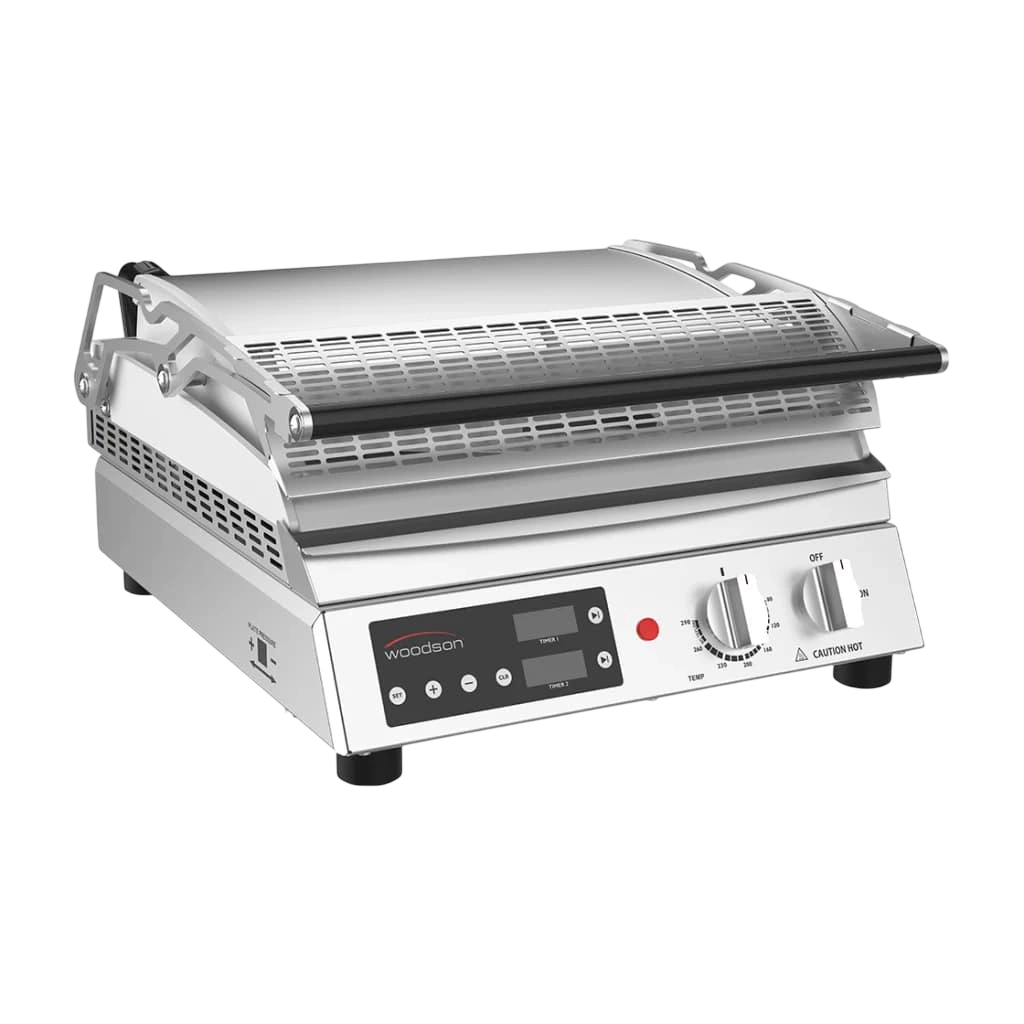 Woodson W.CG8 Contact Grill – 8 Slice Electric, Australian Made commercial kitchen equipment