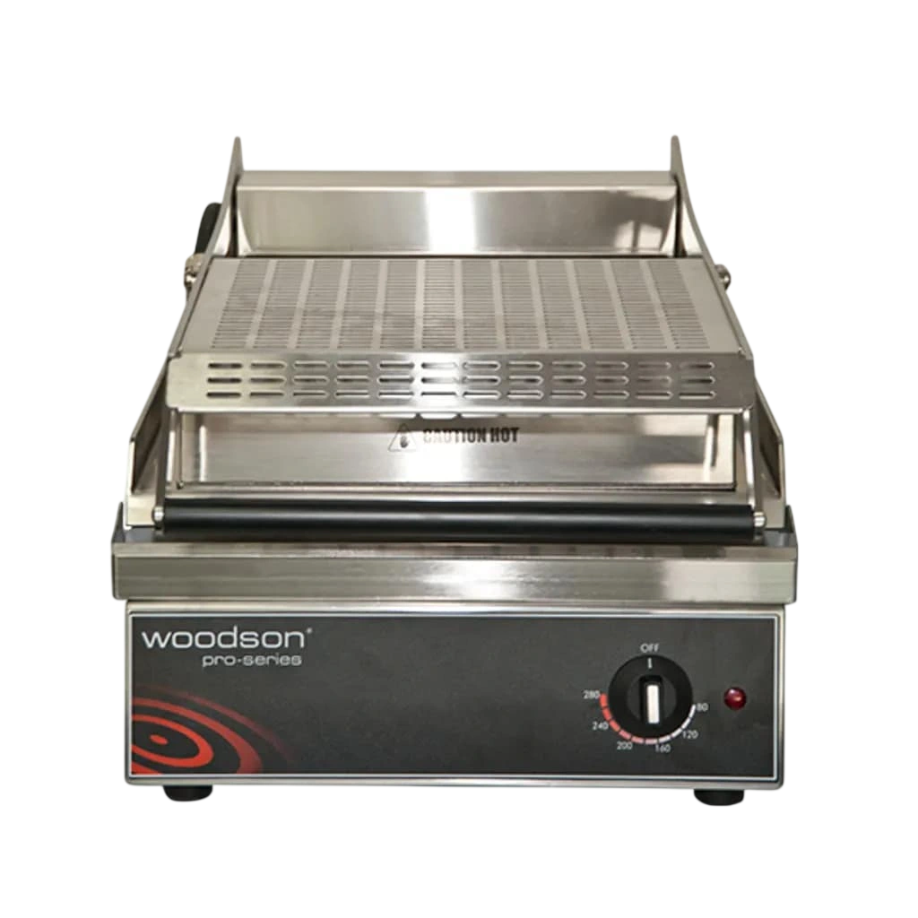 Woodson W.GPC350 Contact Grill | Smooth Plate 350x350mm commercial kitchen equipment