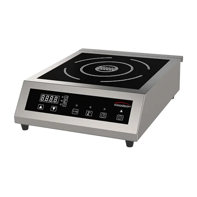 Woodson WI.HBCT.1.3500 Single Induction Hob with 3.5kW SCHOTT CERAN Glass – Ideal for Restaurants & Cafés