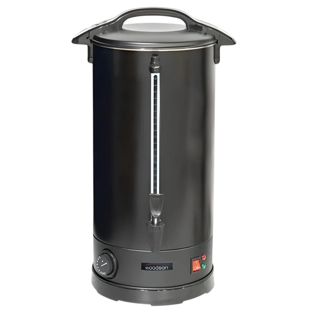 Woodson W.URN30B Hot Water Urn | 30L Matte Black Stainless Steel, 10A commercial kitchen equipment