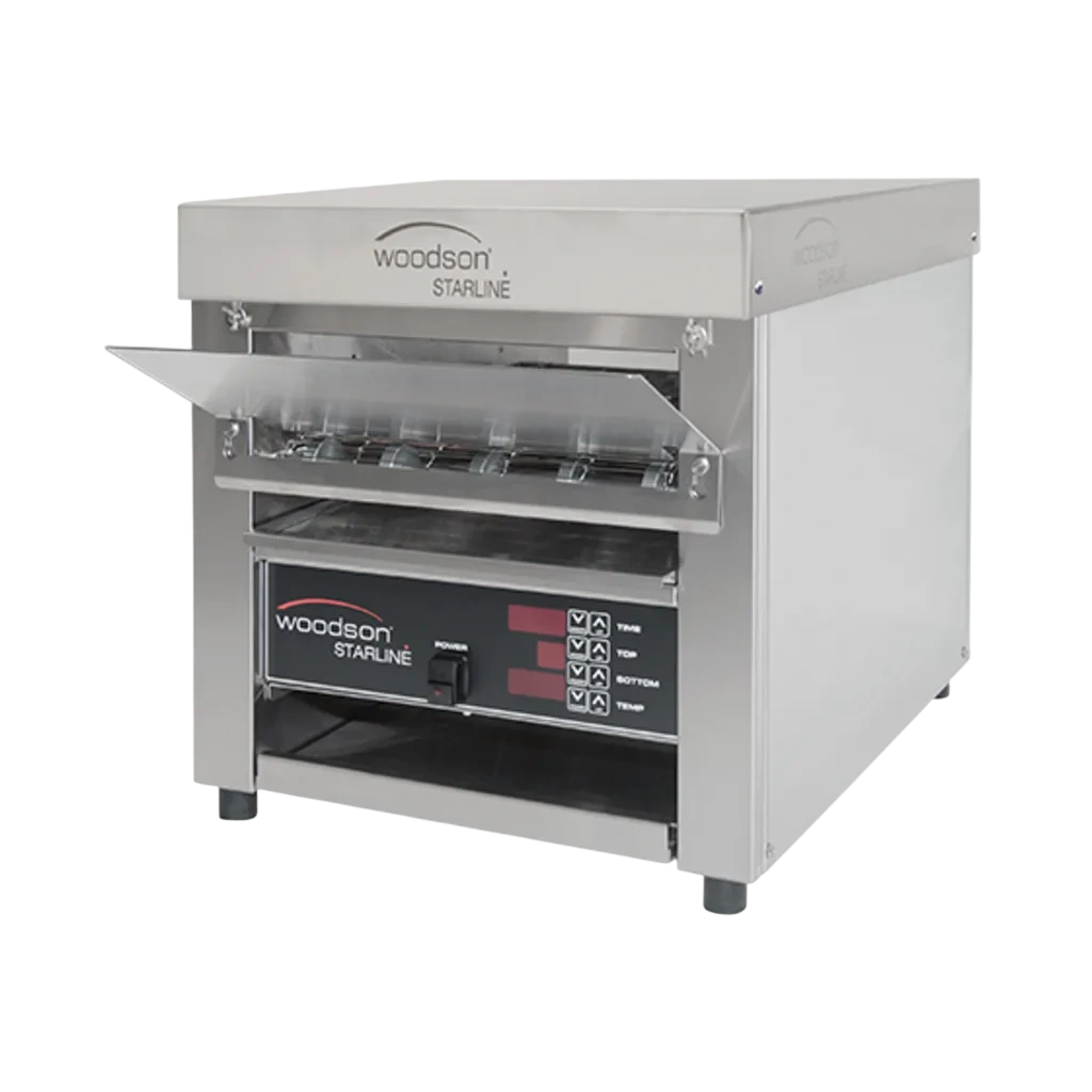 Woodson W.CVT.BUN.25 Conveyor Bun Toaster Oven – 250 Buns/hr commercial kitchen equipment
