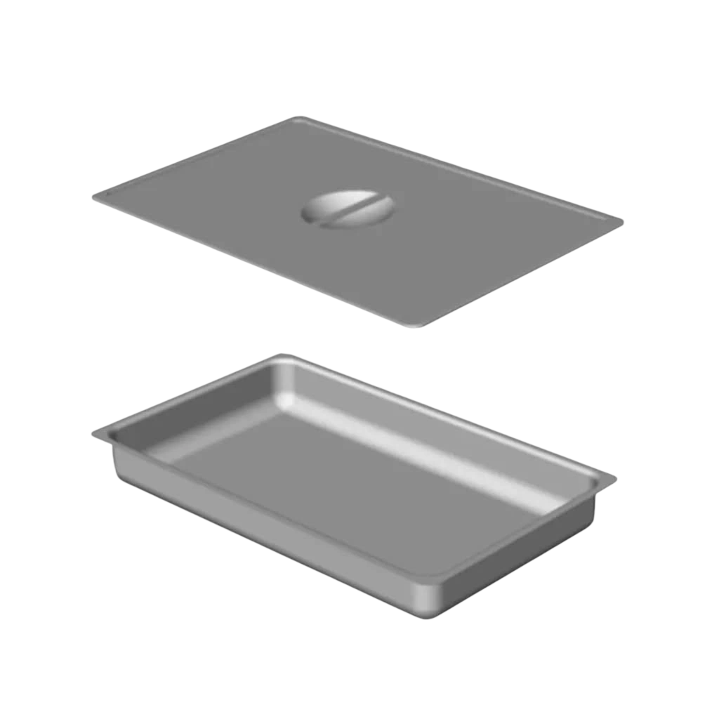 Woodson PKL26 Pan Kit – 12 x 1/2 GN Pans with Lids (100mm) commercial kitchen equipment