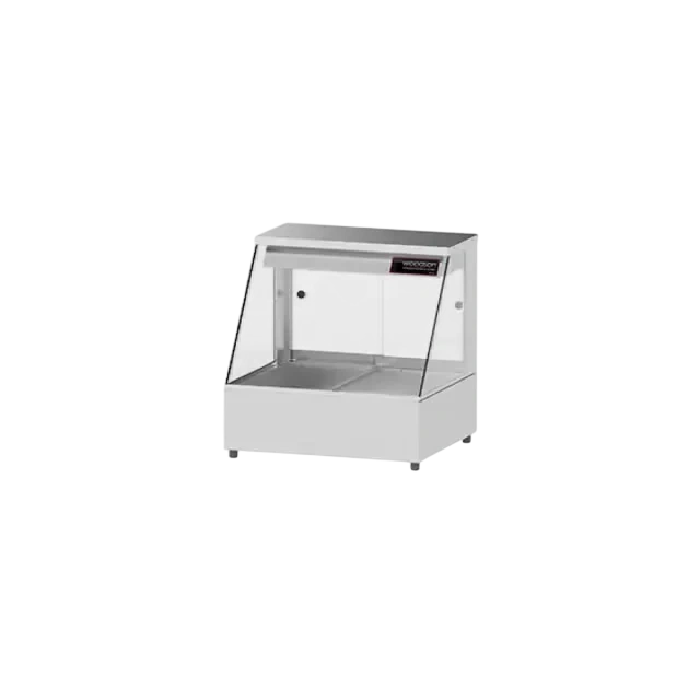 Woodson W.HFS22 Hot Food Bar – 2 Module Straight Glass | Café Display commercial kitchen equipment
