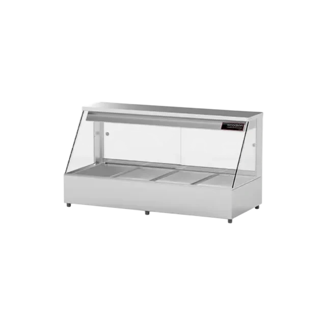 Woodson W.HFS24 Hot Food Bar – 4 Module Straight Glass | 1355mm commercial kitchen equipment