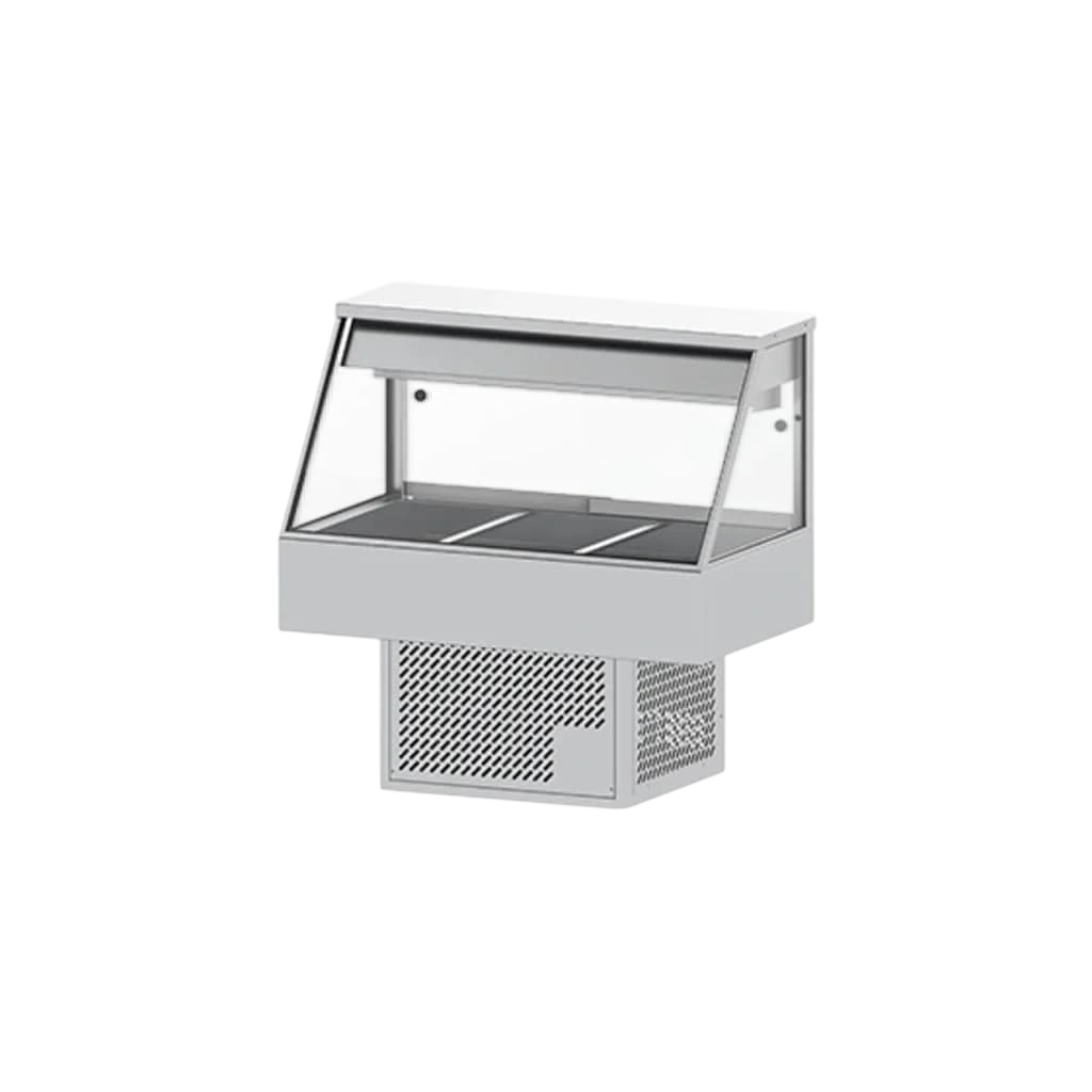 Woodson WR.CFS23 Cold Food Display – 3 Bay Straight Glass Fridge commercial kitchen equipment