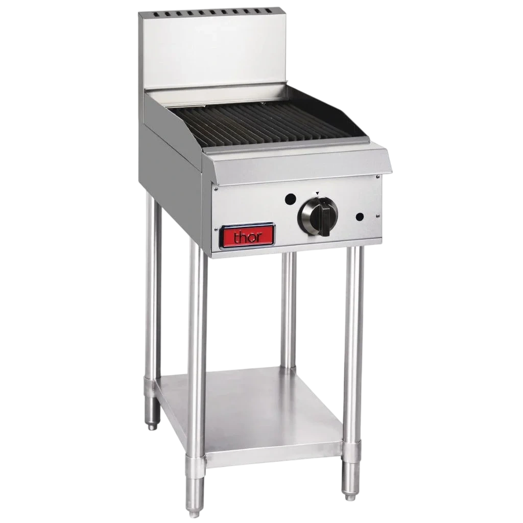 Thor 15" Radiant Charbroiler 1 Burner Safety Valve Flame Fail Protect TR-CBR15F commercial kitchen equipment