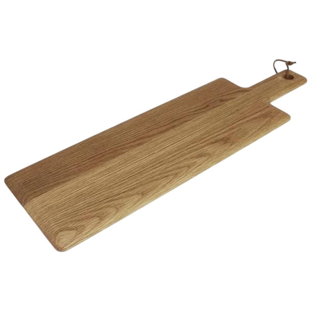 Olympia Oak Paddle Board Rectangular Medium 400x155x15mm - 110mm handle commercial kitchen equipment