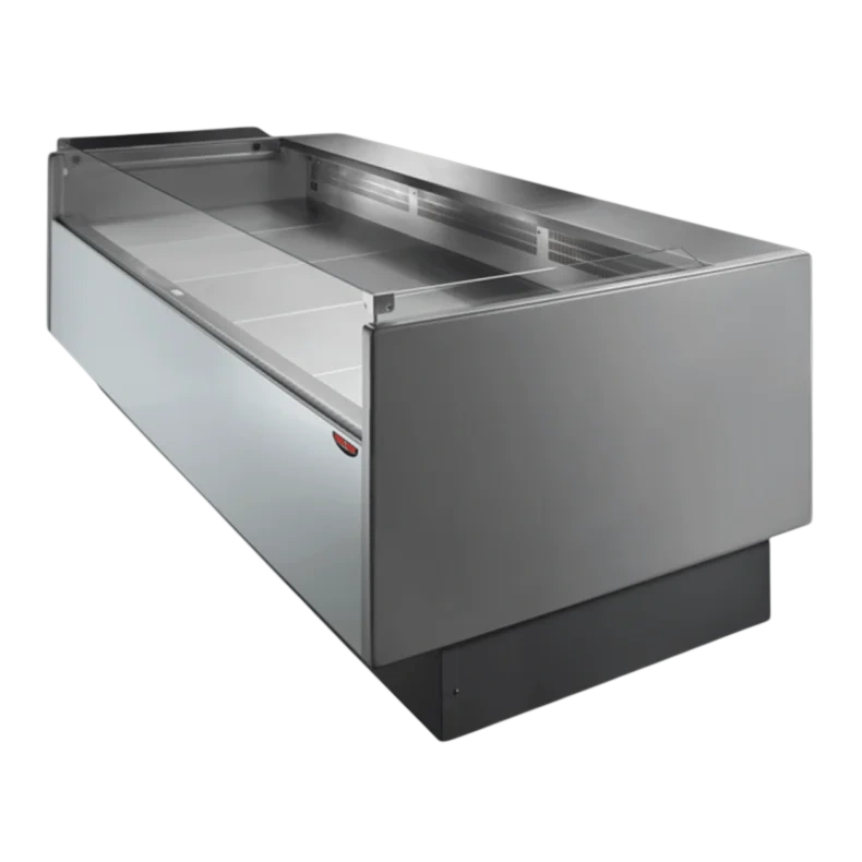 Tecnodom MR80 1520mm Self-Serve Deli Display – Black, 2 Doors commercial kitchen equipment