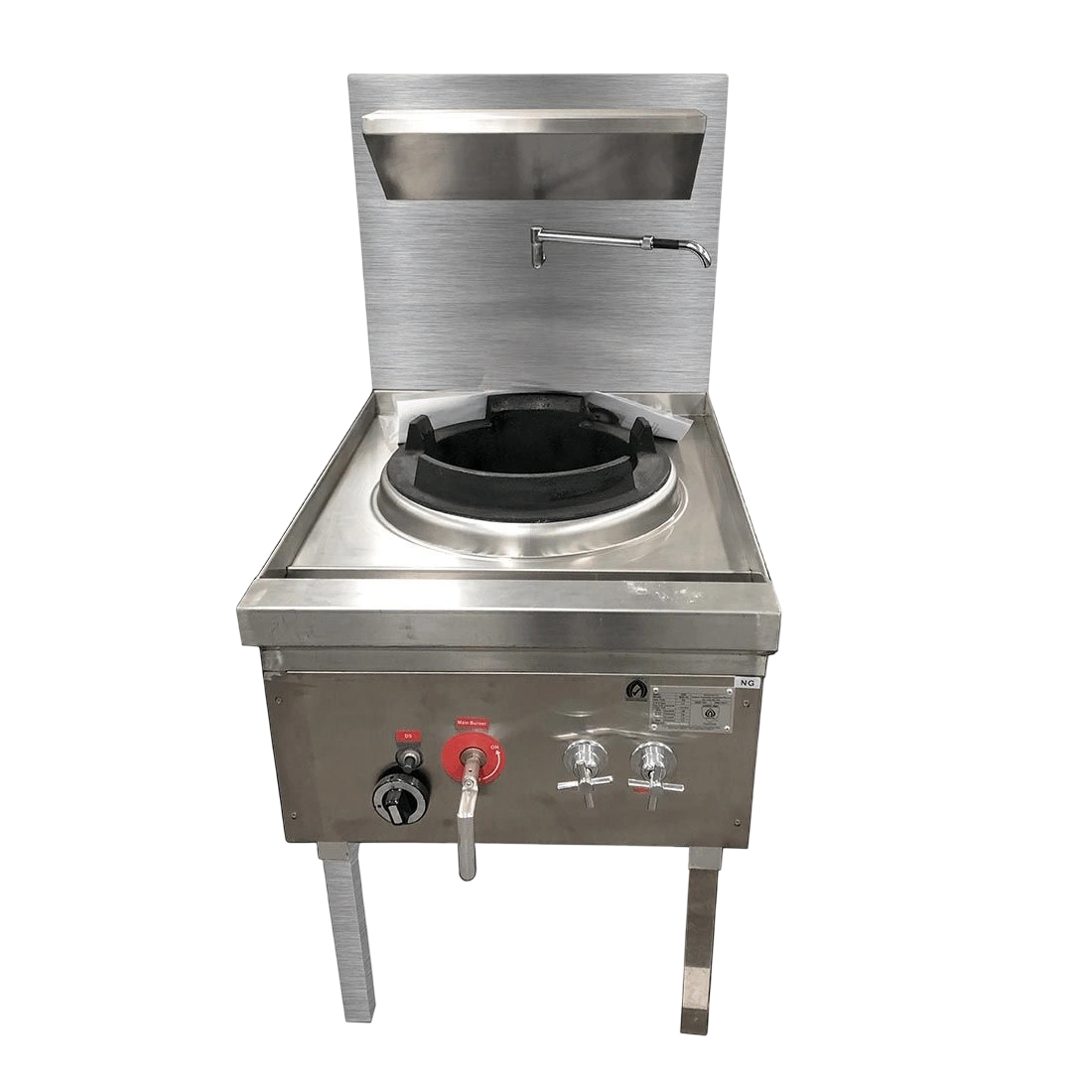 Gasmax WW-1NC Waterless Single Wok Burner – Natural Gas 130MJ/h commercial kitchen equipment
