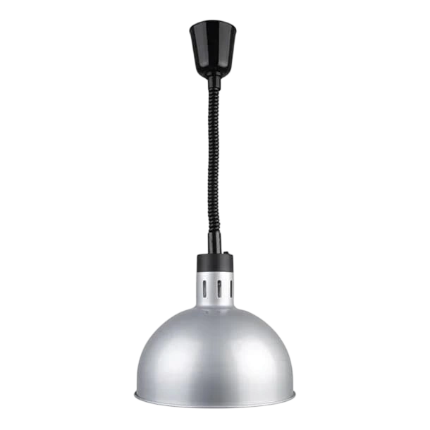 Apuro DY461-A Silver Dome Heat Lamp – 250W Retractable commercial kitchen equipment