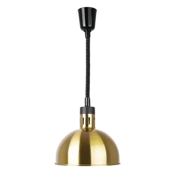 Apuro DY462-A Pale Gold Dome Heat Shade – 250W Retractable commercial kitchen equipment
