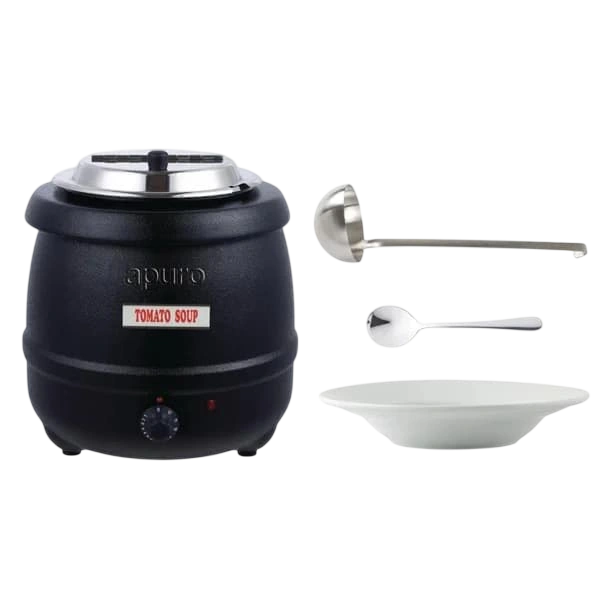 Apuro DD206 Soup Kettle Bundle – Complete Commercial Soup Serving Kit commercial kitchen equipment