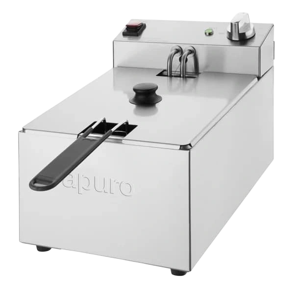 Apuro CU617-A 5L Commercial Countertop Electric Fryer – Stainless Steel, 2.8kW commercial kitchen equipment