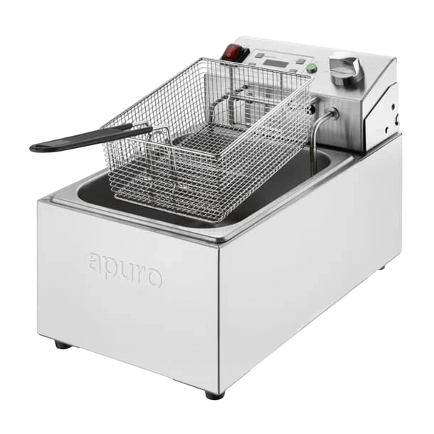 Apuro CU622-A 5L Commercial Electric Fryer with Digital Timer – 2.8kW commercial kitchen equipment