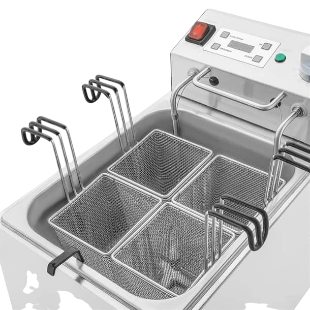 Apuro CU630-A Electric 8L Benchtop Pasta Cooker – Digital Timer