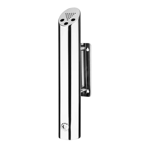 Bolero CG044 Cylinder Wall Mounted Ashtray – 1.7L Stainless Steel commercial kitchen equipment