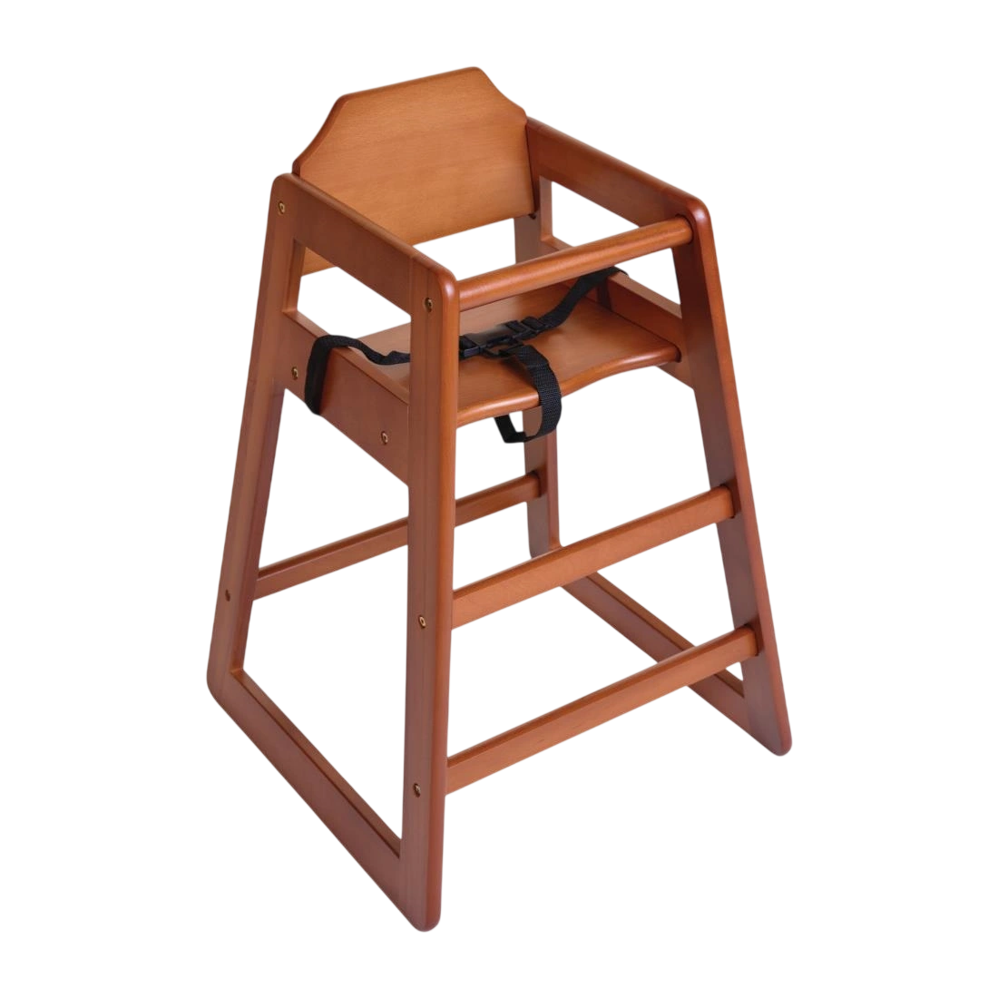Bolero Wooden Highchair Dark Wood