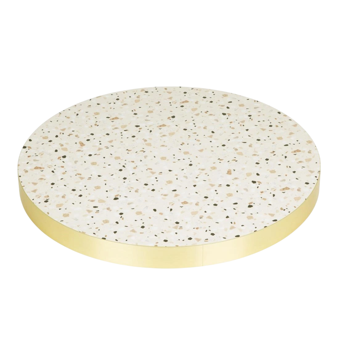 Bolero Terrazzo Style Round Table Top - 600mm