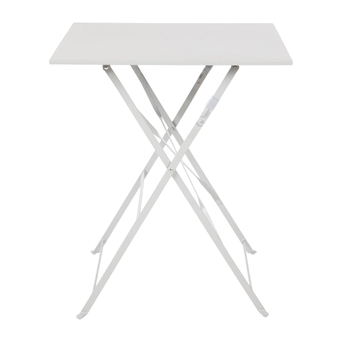 Bolero Grey Pavement Style Steel Table (600mm Square)