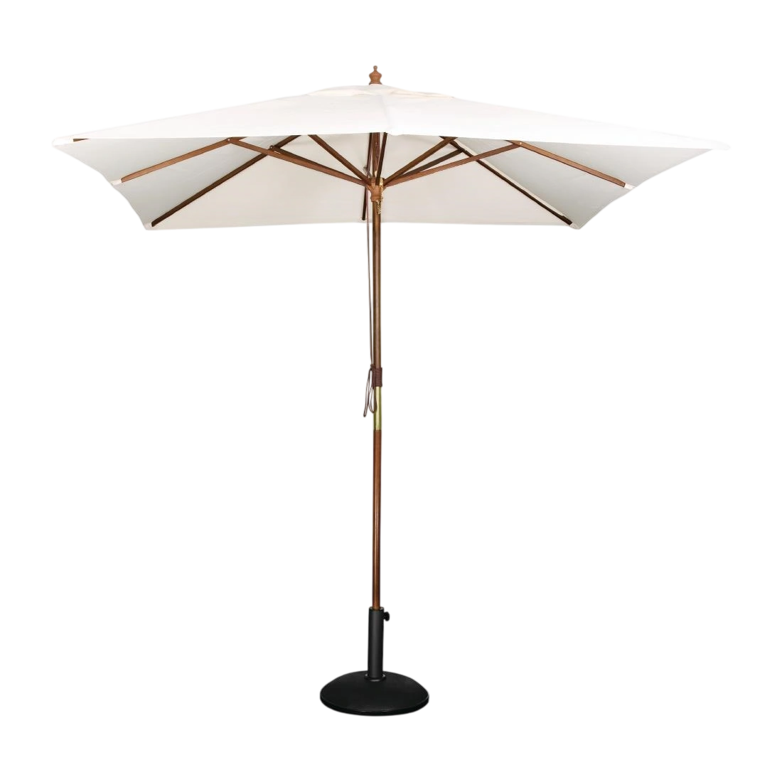Bolero Square Pulley Umbrella Cream - 2.5m