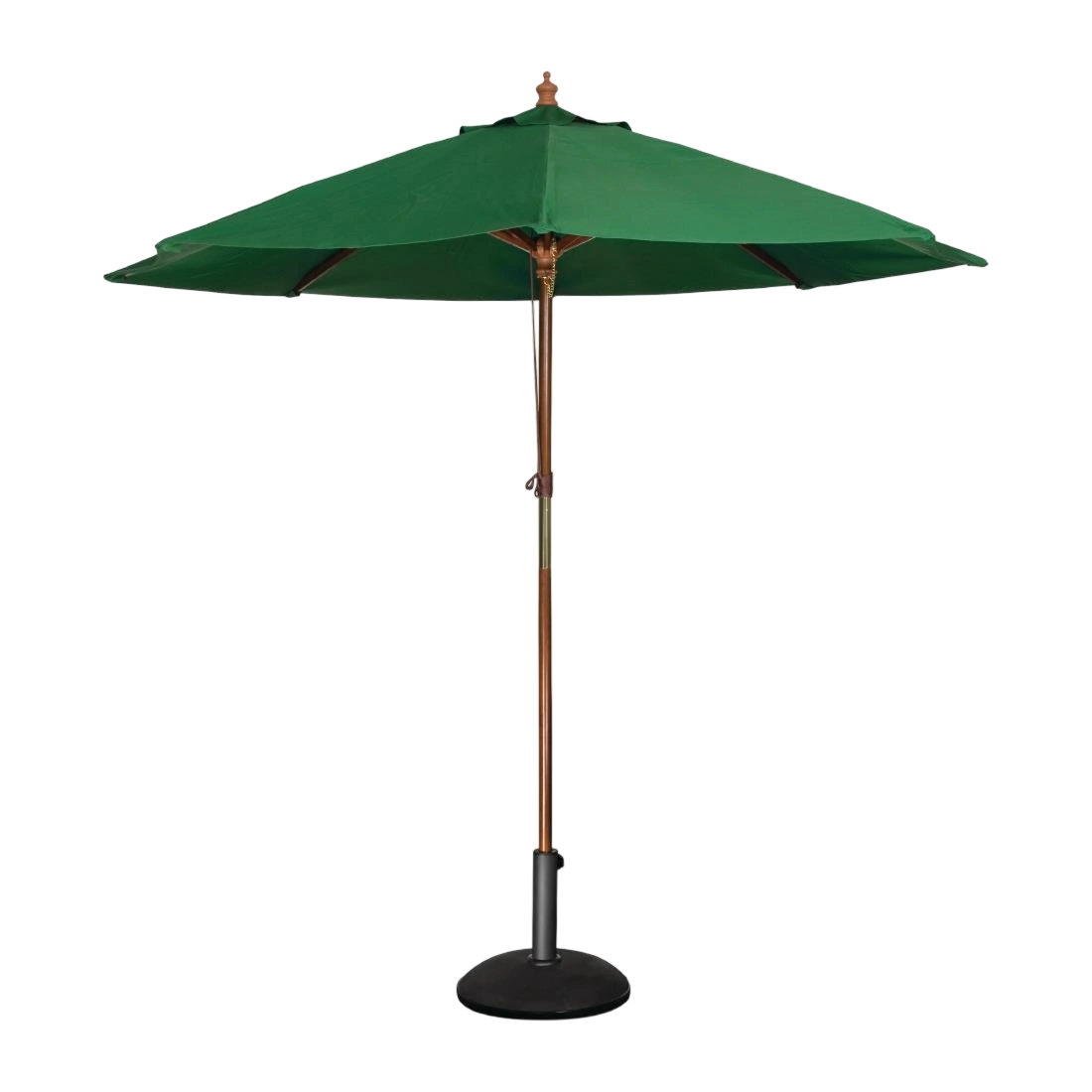 Bolero Round Pulley Umbrella Green - 2.5m