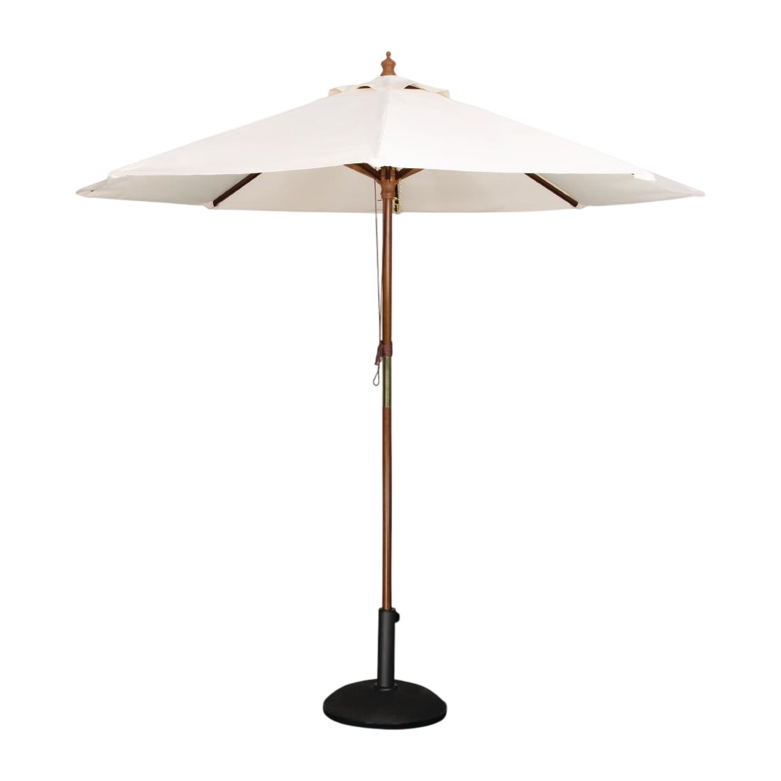 Bolero Round Pulley Umbrella Cream - 2.5m