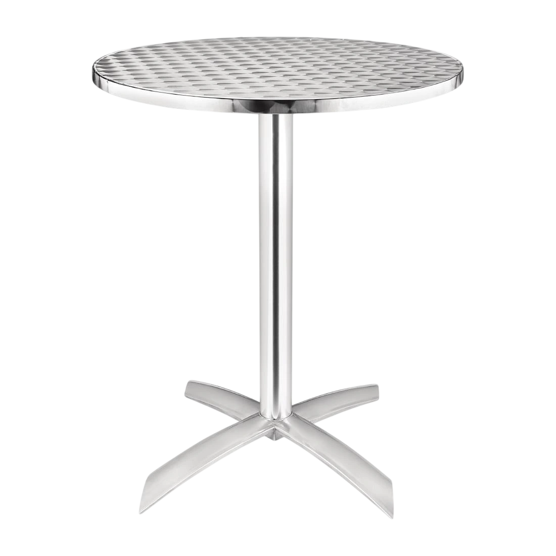 Bolero St/St Round Flip Top Bistro Table - 60cm