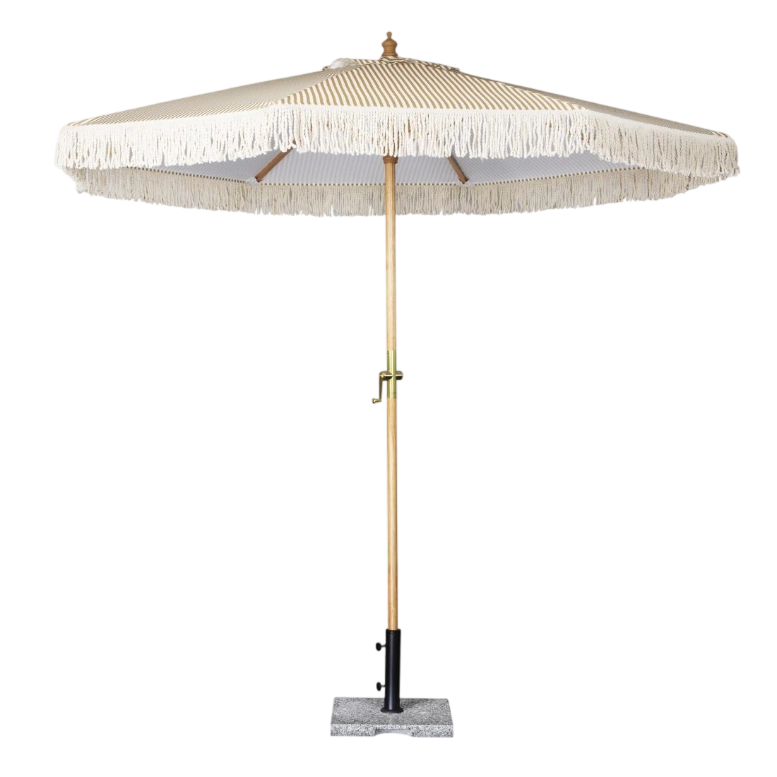 Bolero Sicily Round Design Striped Umbrella - 2m