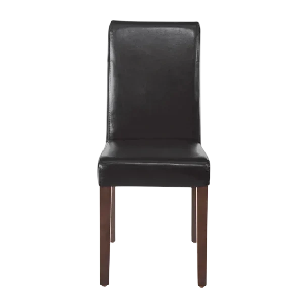 Bolero Faux Leather Dining Chair (Black) (Pack 2) commercial kitchen equipment