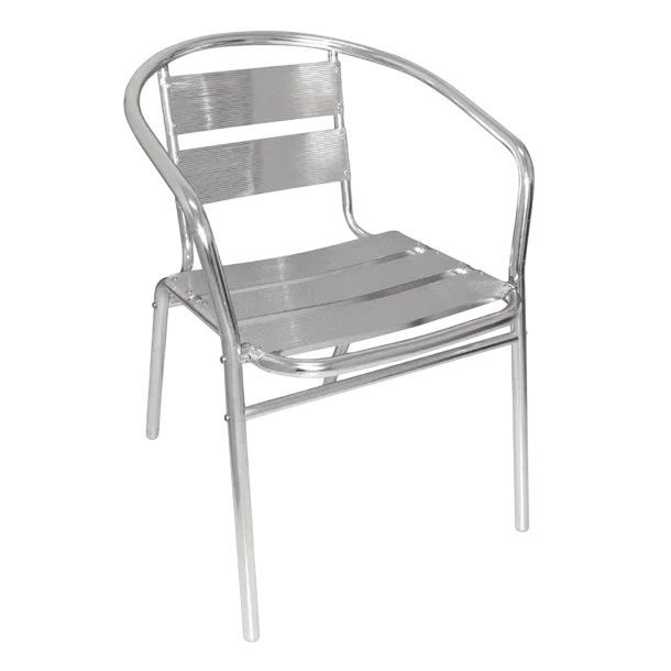 Bolero Armchair Alu. - 53Wx58Dx73.5Hcm (Pack 4) commercial kitchen equipment