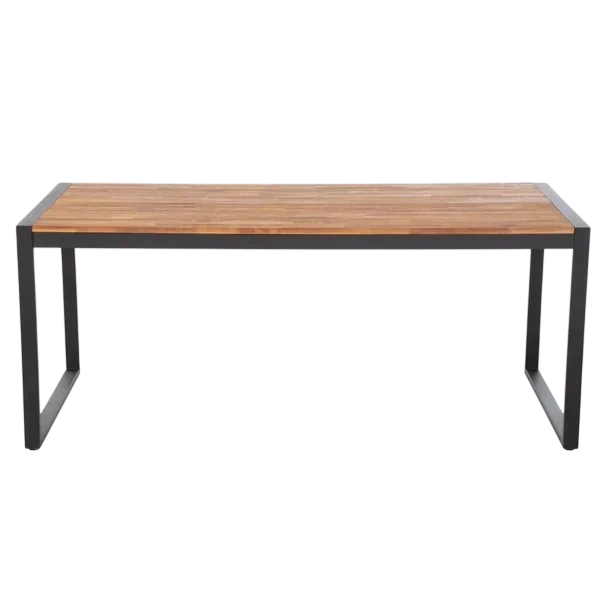 Bolero Steel & Acacia Industrial Table - 1800x900mm commercial kitchen equipment