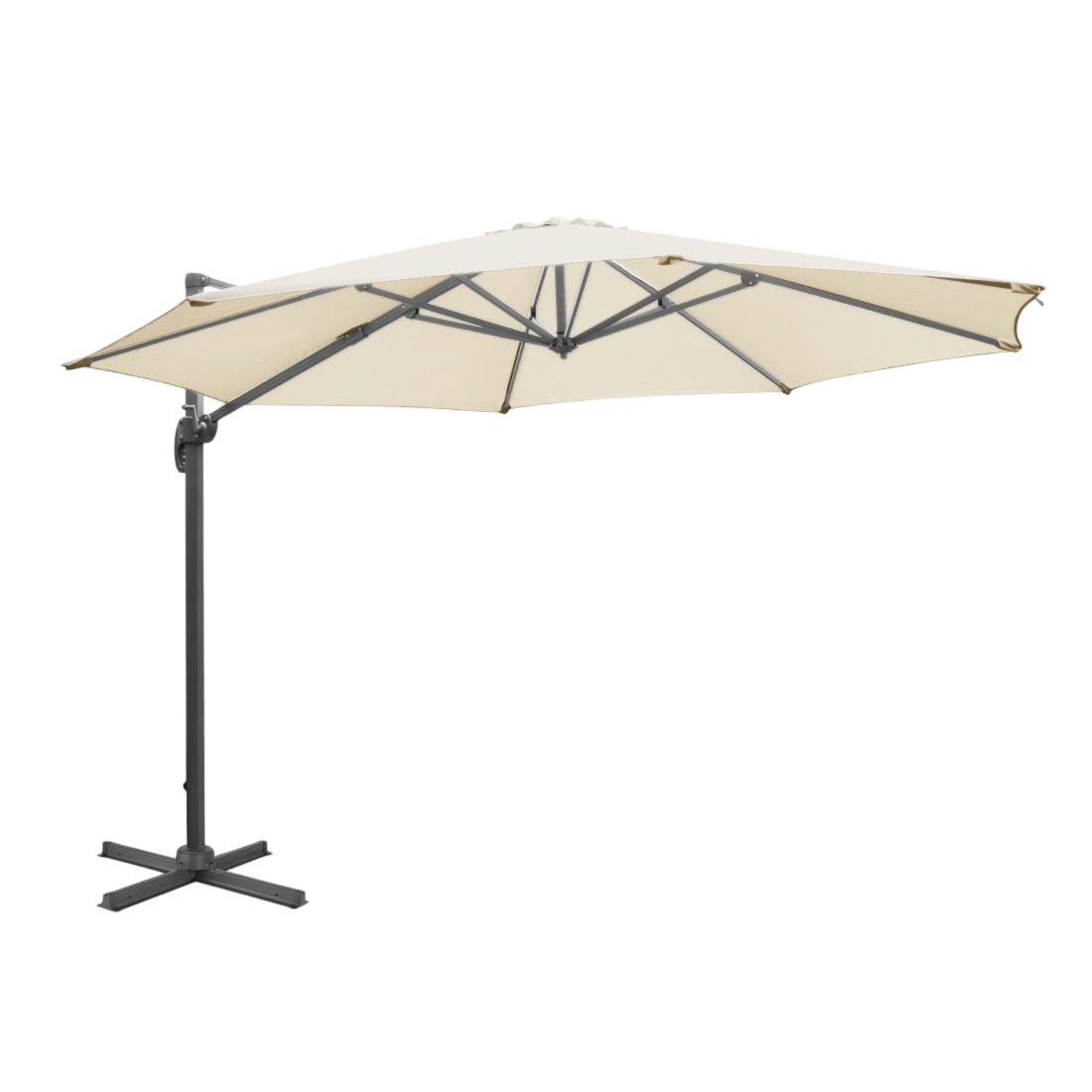Bolero Venice Heavy Duty Umbrella Cream - 3.5m
