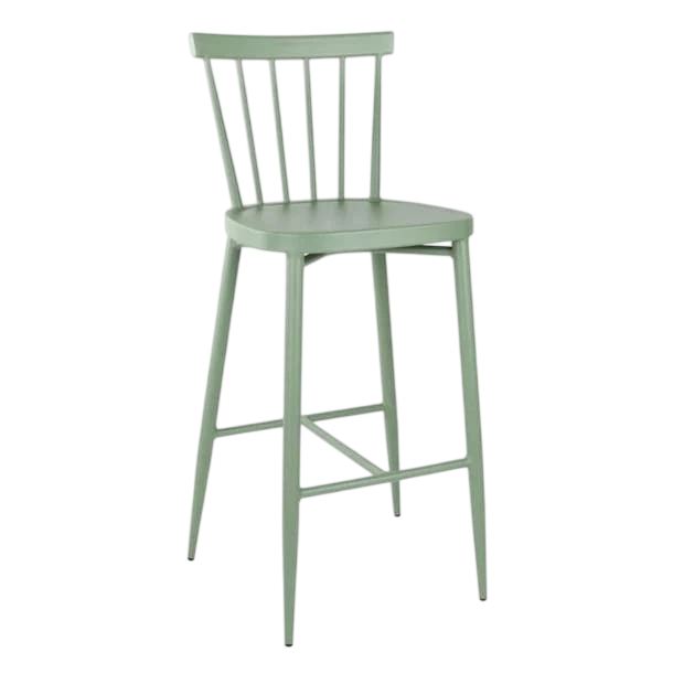 olero DX689 Windsor Aluminium Green High Stools – 1080mm (Set of 2) commercial kitchen equipment